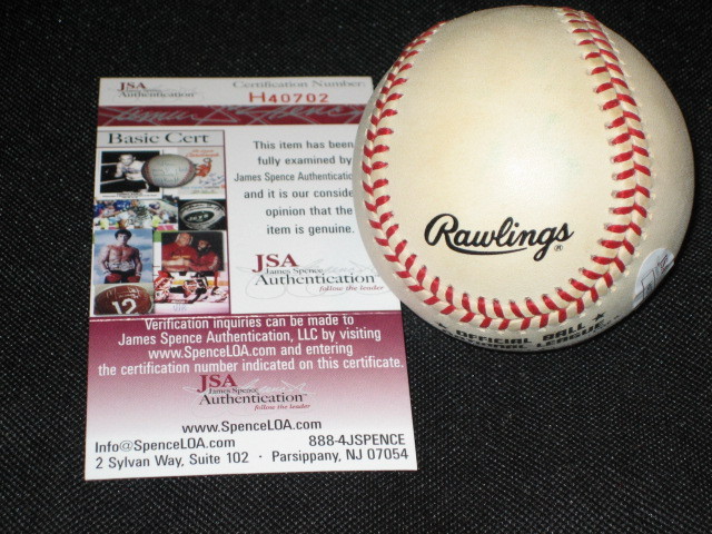 CLIFF FLOYD METS SIGNED AUTOGRAPHED CERTIFIED AUTHENTIC ONL BASEBALL JSA