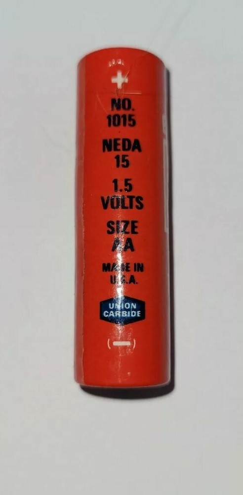 Eveready Red AA Black Cat Battery (non-functional)