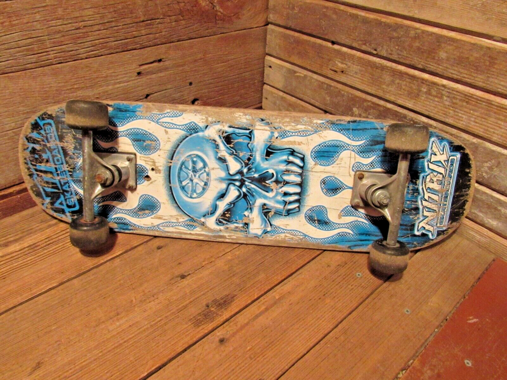 NITRIX SKATEBOARDS Complete SKULL FLAMES Skateboard
