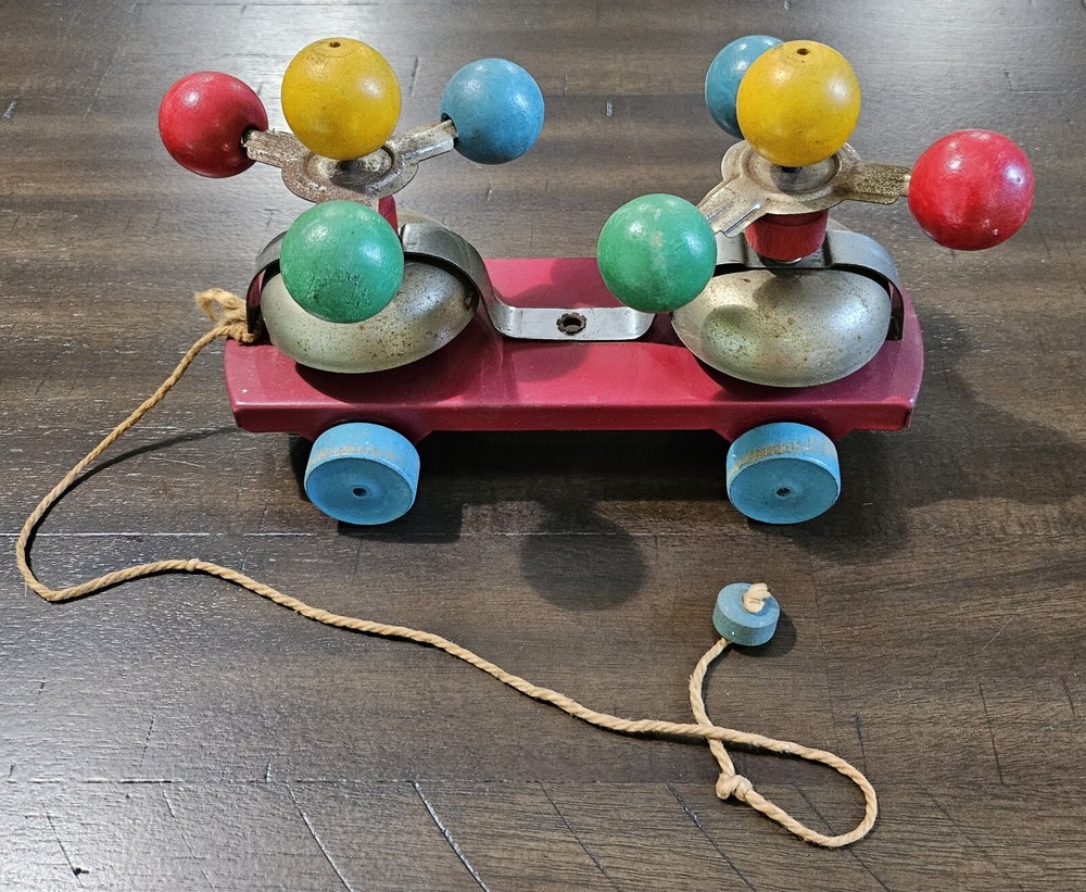 Vintage Spinning Pull Toy