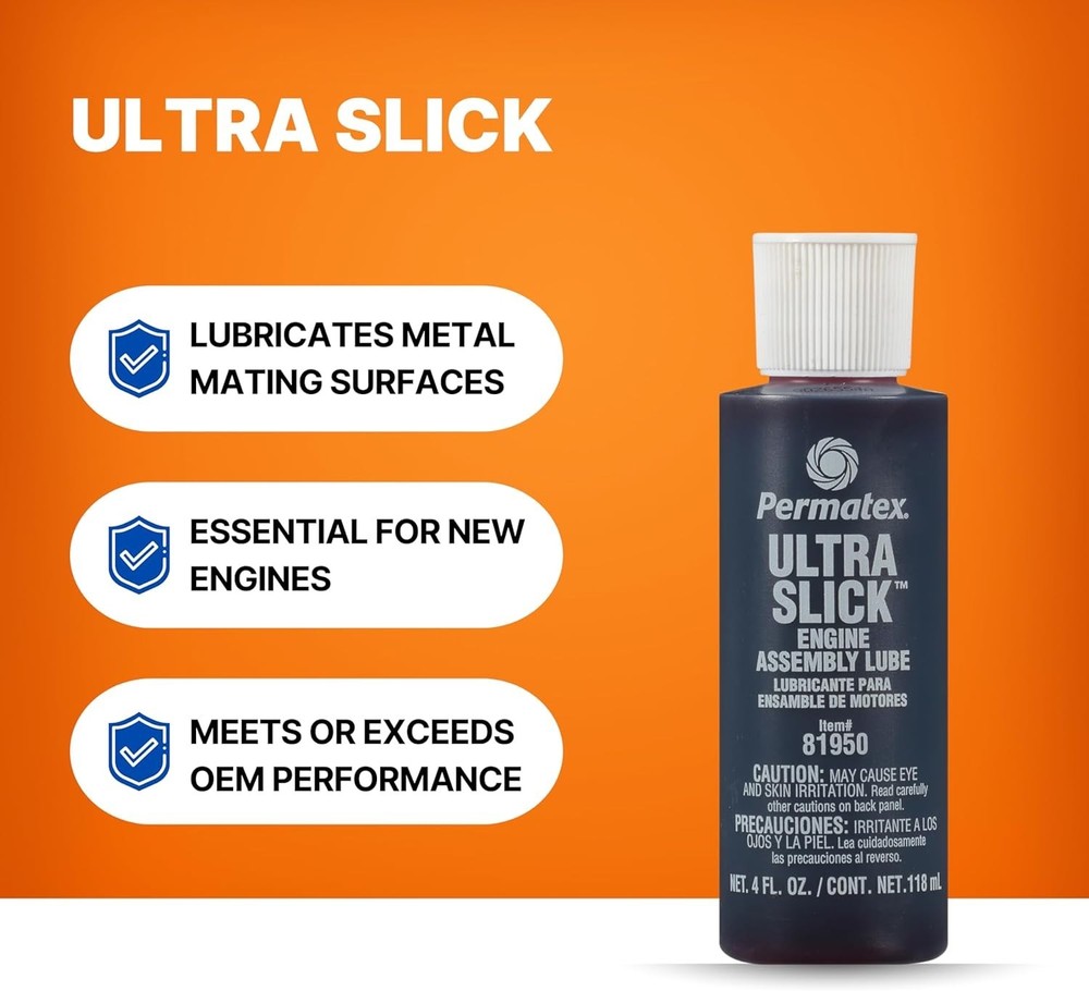 Ultra Slick Engine Assembly Lube, 4 oz. , Red