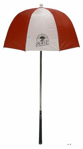DrizzleStik Flex- Golf Club Umbrella, Red/White