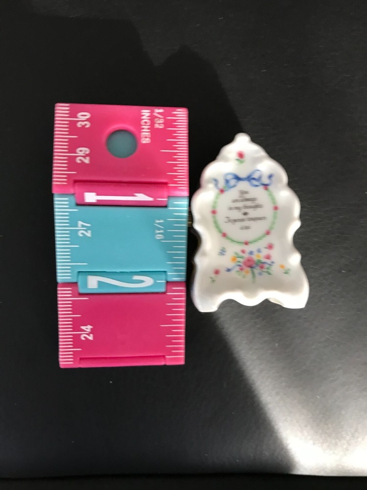 Tiny Porcelain Clock - Ex