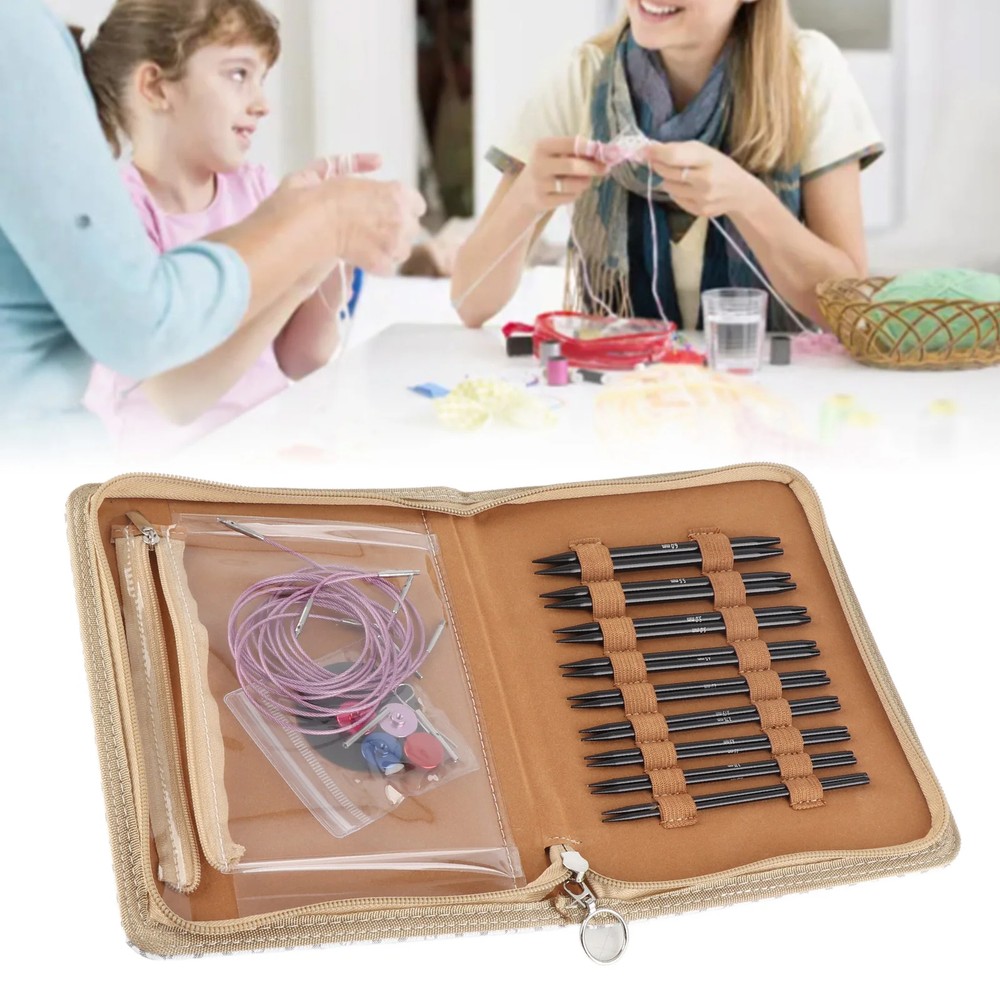Blanket Knitting Needle Interchangeable Smoothing Circular Needle Set Ergonomic