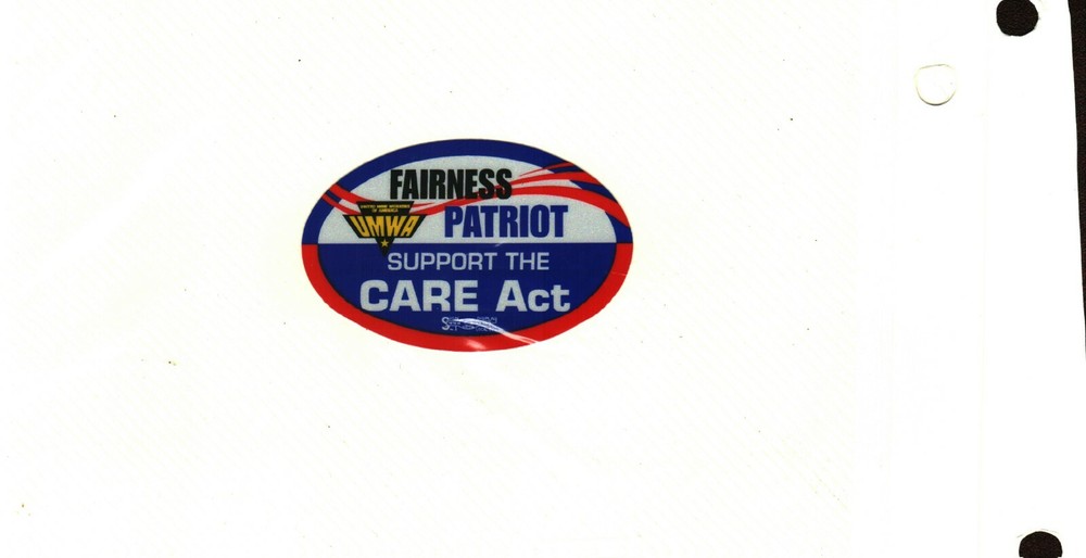 NICE UMWA  COAL MINING STICKER # 1662