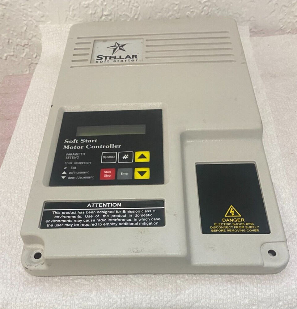 Stellar FD830067 Soft start motor controller FRONT PANEL