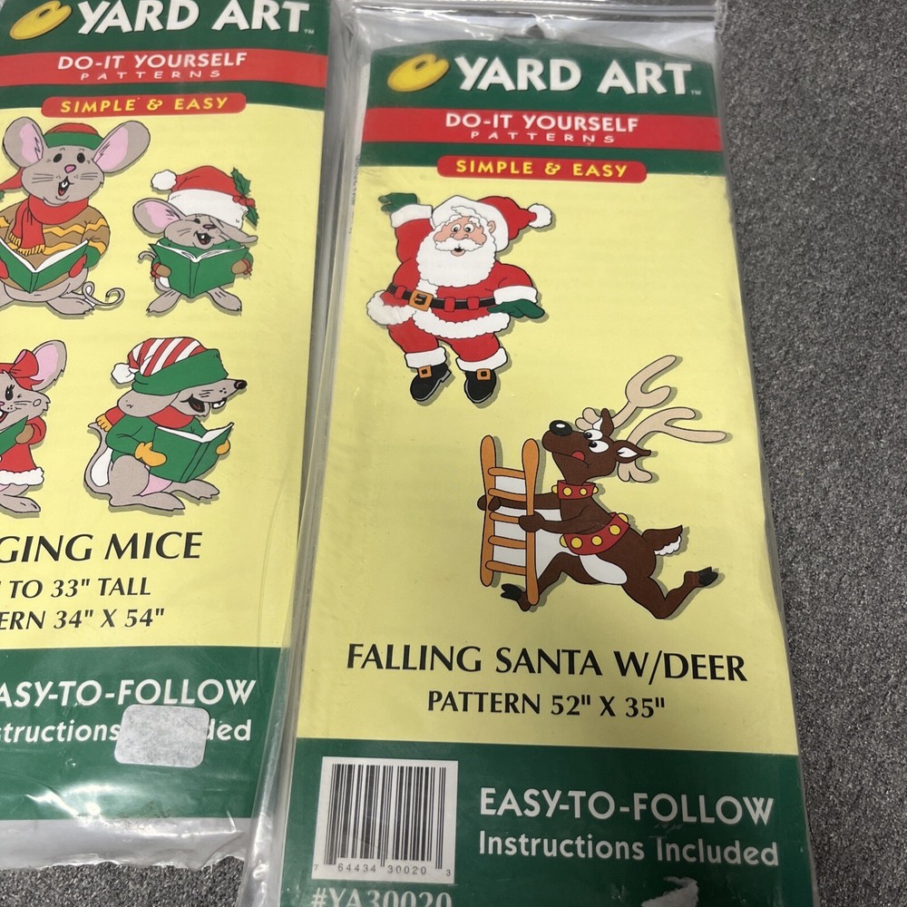 (2) Yard Art Do It Yourself Patterns