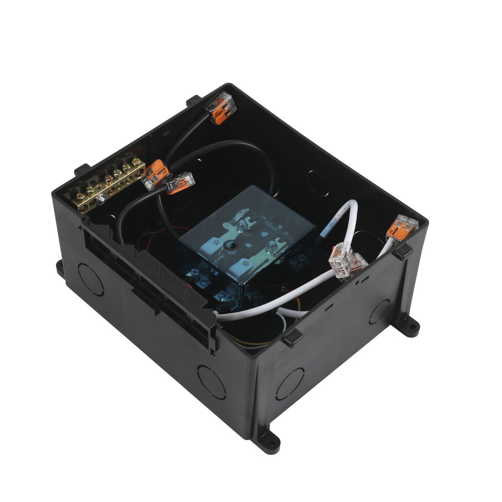 For Inverter TS-30 30 Amp Automatic Transfer Switch Black