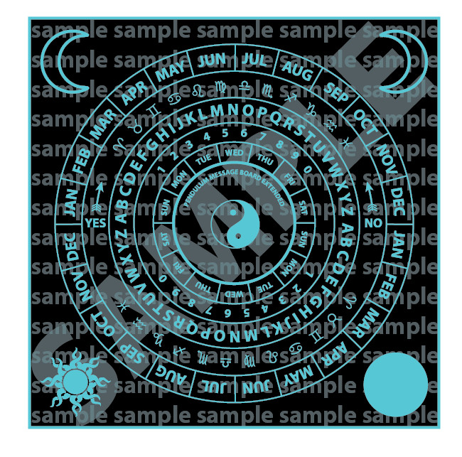 Pendulum Message Board Extended (Laminated) *** BLUE ****