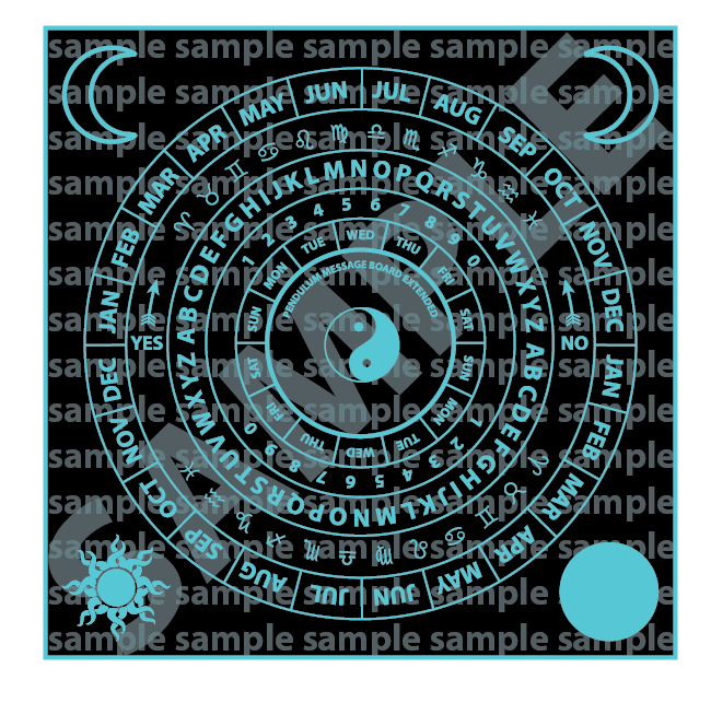 Pendulum Message Board Extended (Laminated) *** GREEN ****