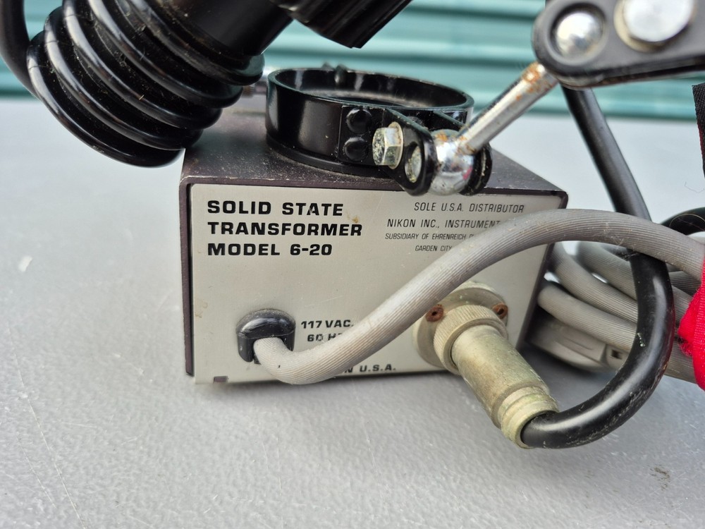 Nikon Solid State Transformer Model 6-20 w/ Lamp Tested