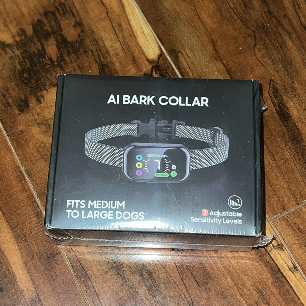 dog bark collar with strap