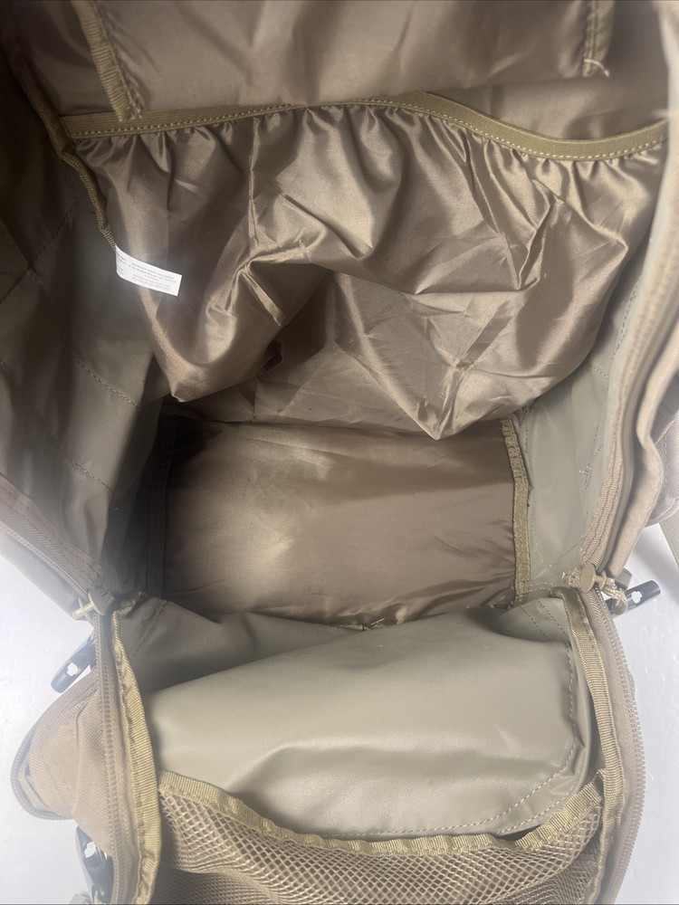 Allen Tactical Backpack Tan Hydration Compatible Adjustable Strap LE Military