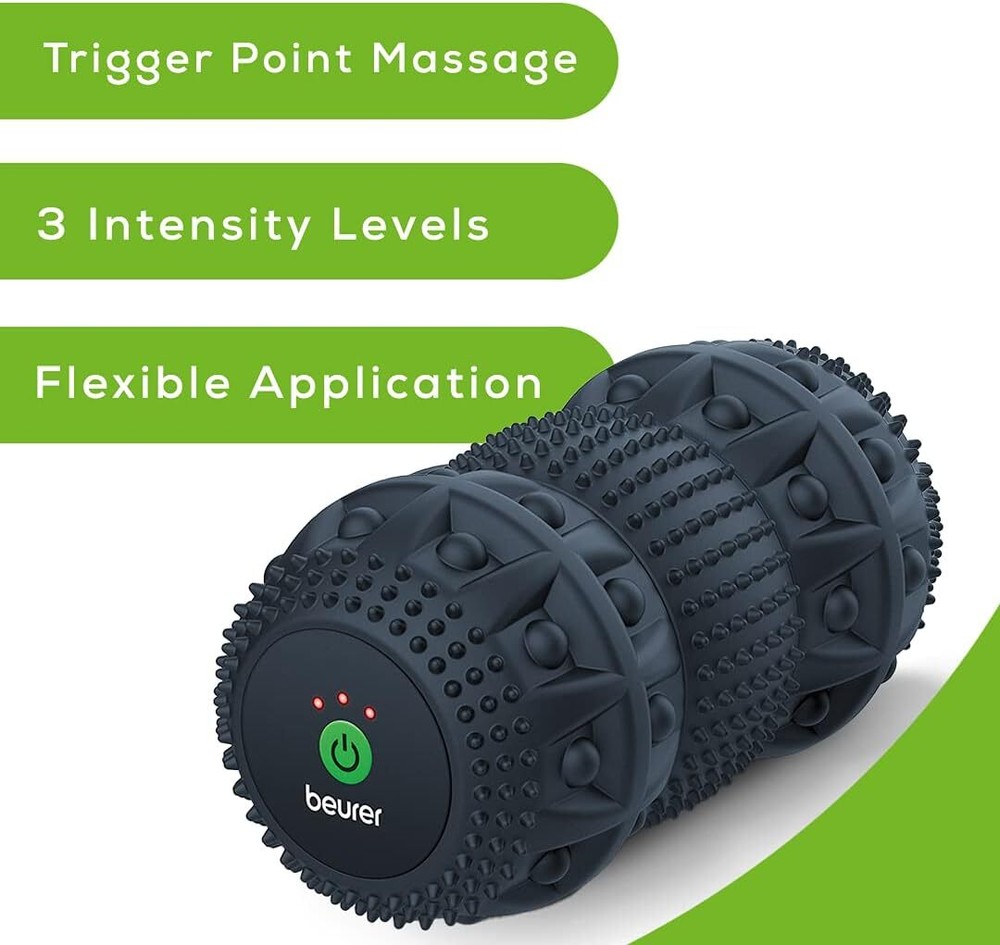 Beurer 3-Speed Vibrating Massage Roller - High-Intensity Deep Tissue Massager