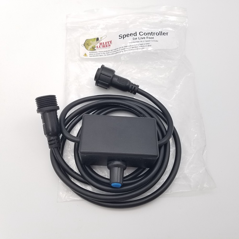 Blitz Lures BLLF-Speed Controller for Live Foot Motor Control Sonar Transducer