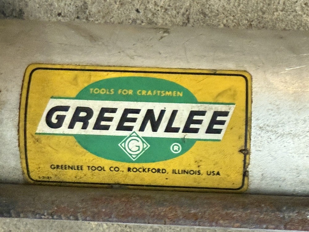 GREENLEE HYDRAULIC CYLINDER RAM BENDER