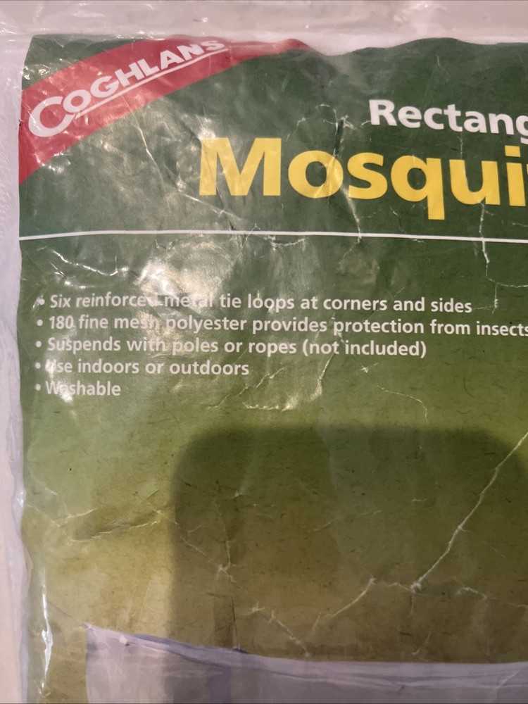 Coghlans Rectangular 78”x32”x59” Mosquito Net