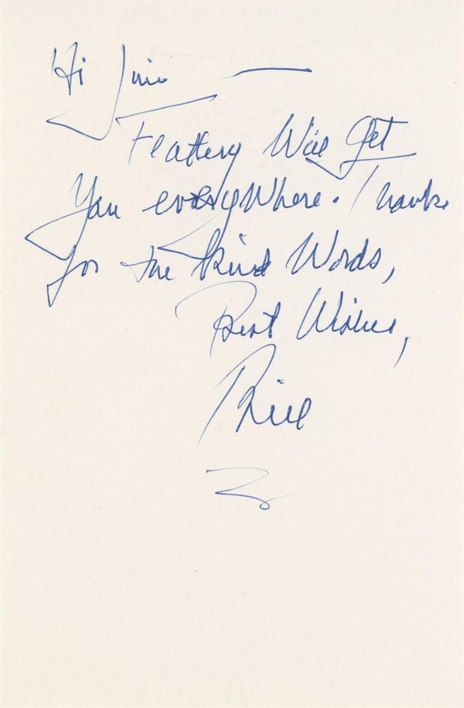 Bill Quinn- Signed Page