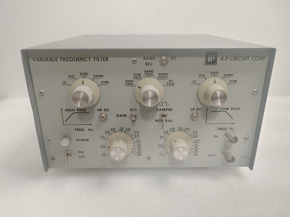AP Circuit Corp AP280-5 Variable Frequency Filter