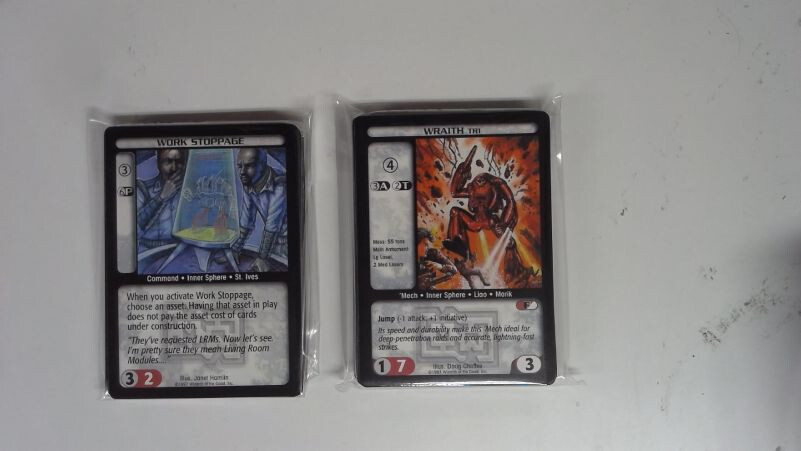 Battletech CCG/TCG Mechwarrior Complete Common/Uncommon Set 1997 WOTC