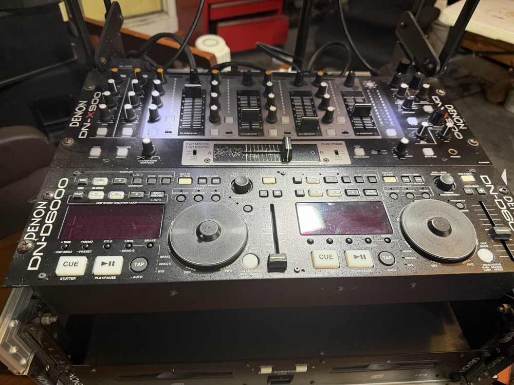 Denon DN-D6000 & DN-X900 DJ Package MP3 Playback Hot Start Stutter Loop Case