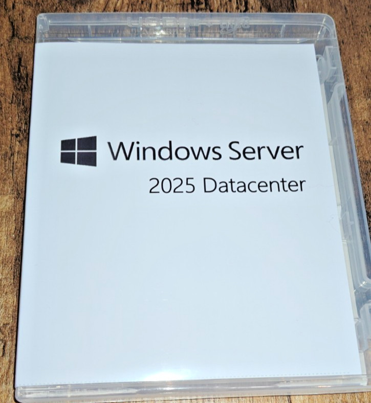 Windows Server 2025 Datacenter Edition - 24 Core Server License (Physical COA)