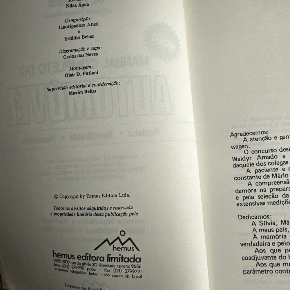 MANUAL COMPMETO DO AUTOMOVEL