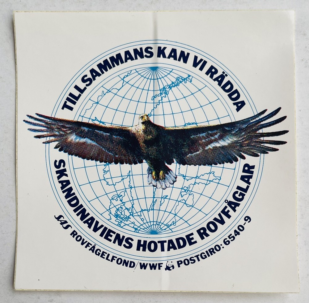 SAS Airlines Square Sticker / Label - 4” across