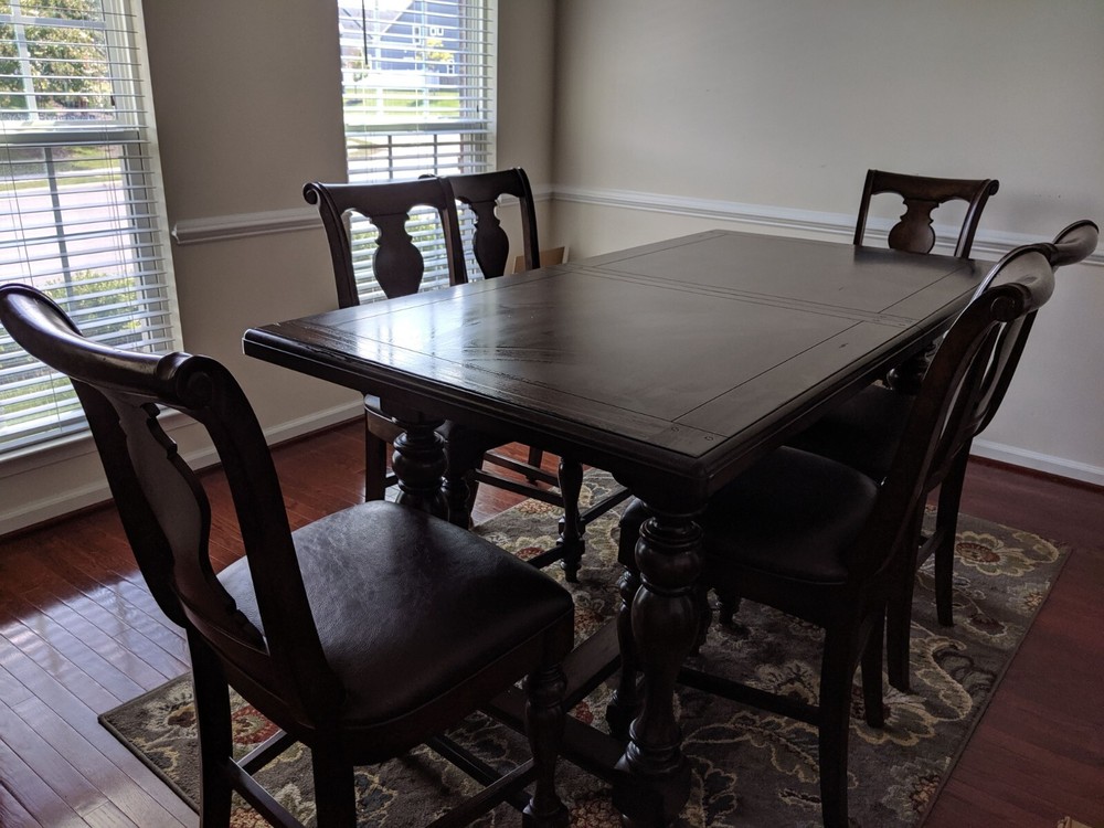 dining table set 6 chairs used