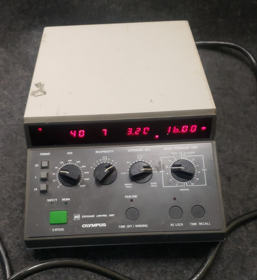 OLYMPUS MICROSCOPE CAMERA EXPOSURE CONTROL UNIT PM-CBAD.................. (OSSD)