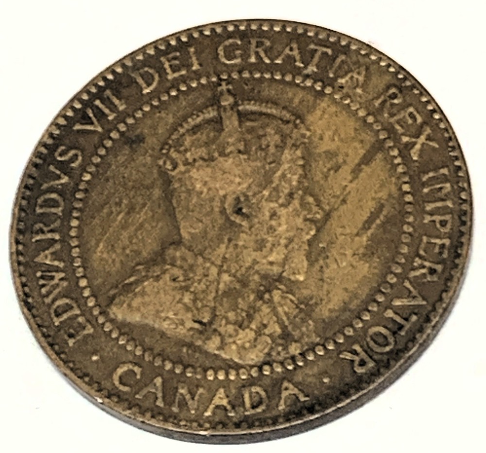 # C6550 CANADA COIN, LARGE CENT 1910
