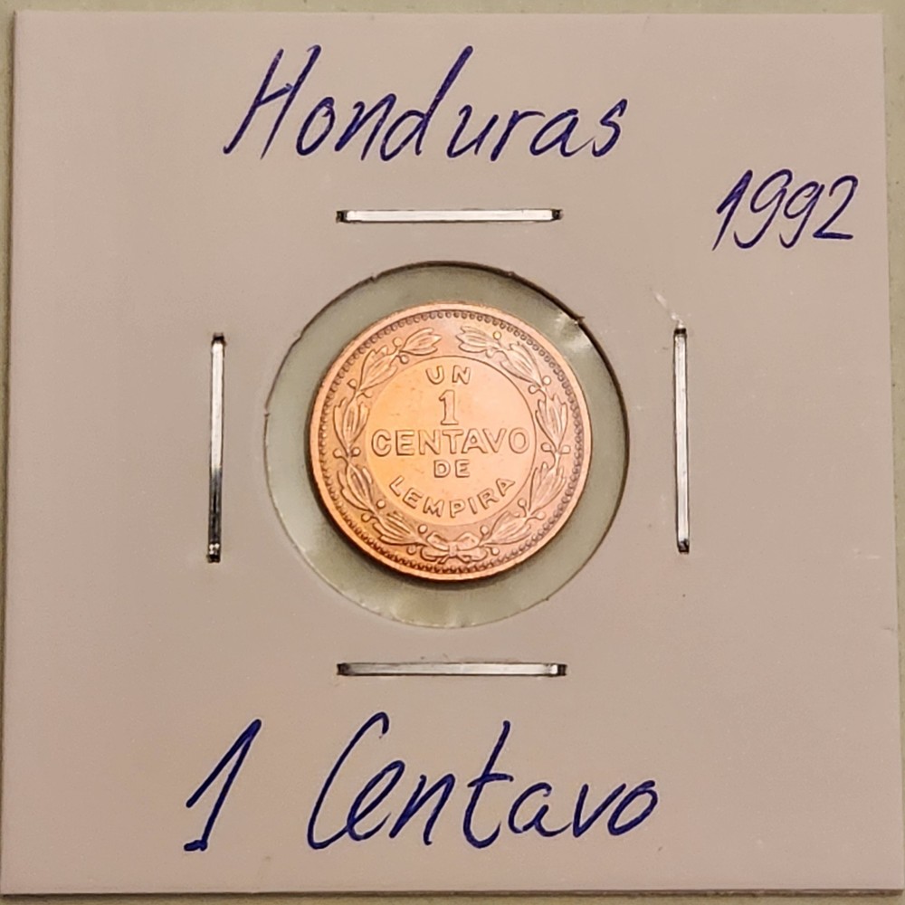 Honduras coin,  1 Centavo,  1992