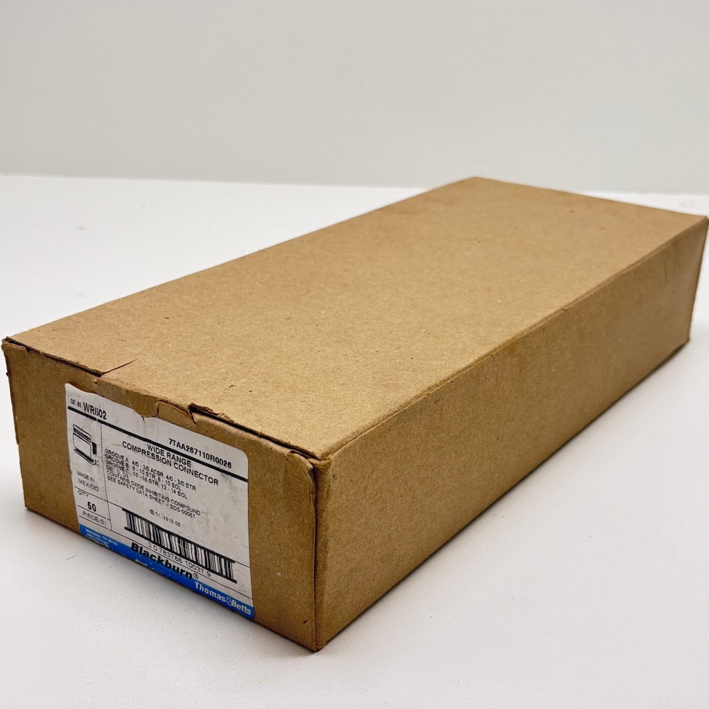 Box of 50x BLACKBURN WR502 WIDE RANGE COMPRESSION CONNECTOR H-TAP