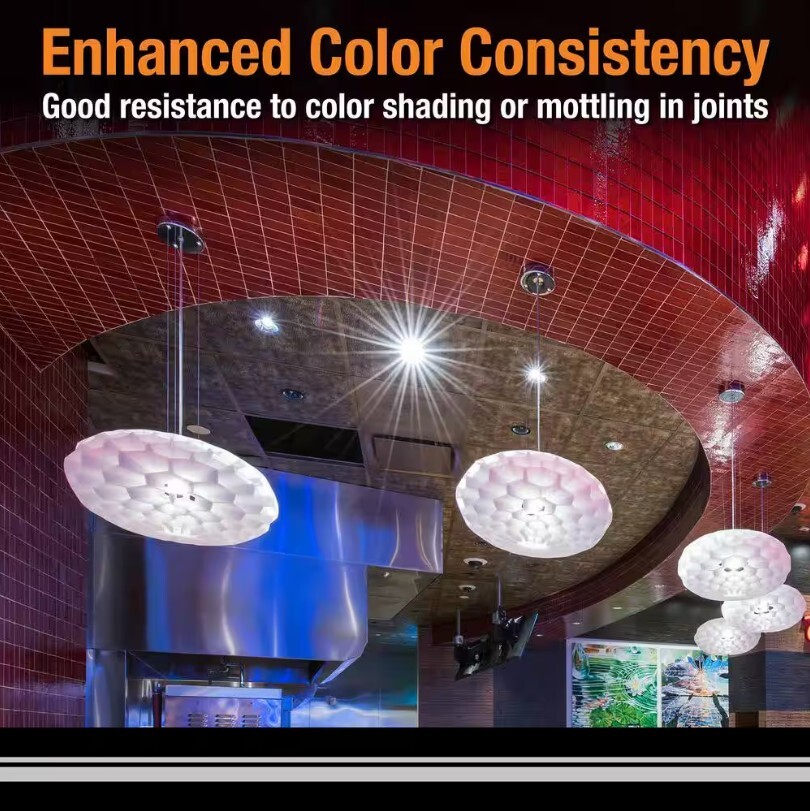 Custom Building Products Polyblend Plus Non-Sanded Grout Arctic White - 10 lb.