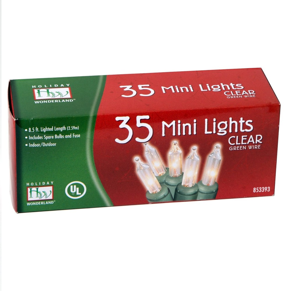 35-Count Clear Christmas Light Set 1