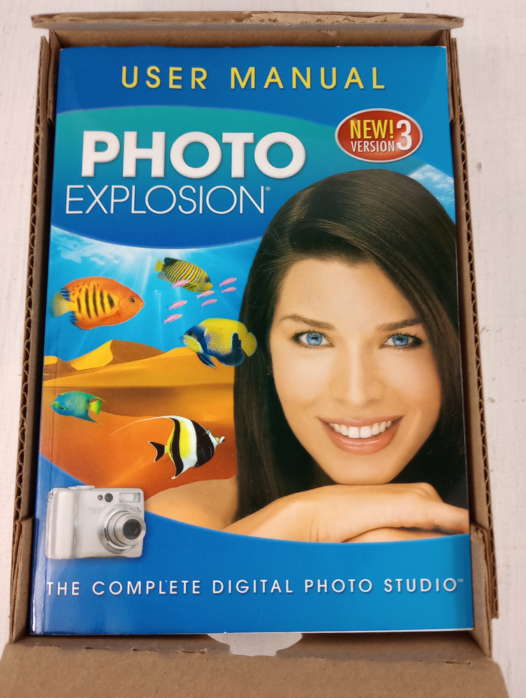 Vintage Photo Explosion Deluxe Software (Complete in Packaging) 2002 CD ROM