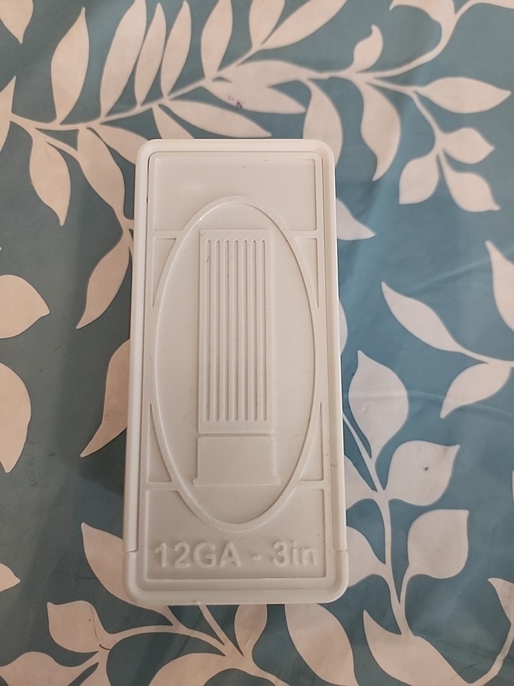 12 Gauge 3 Inch Ammo 3D Printed Box