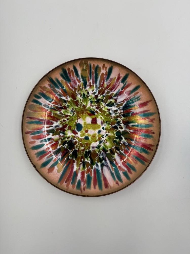 Edwards Star Enamel Copper Dish