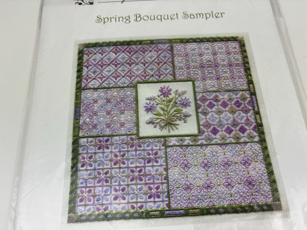 Laura J Perin Design Sampler Collection Spring Bouquet Needlepoint Pattern 2S
