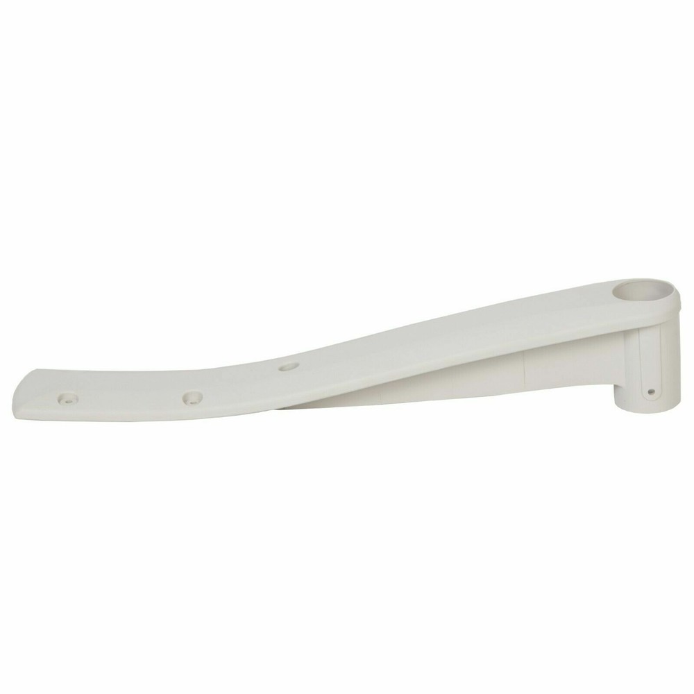 2 White Replacement Deck Support For Above Ground Drop-In Swimming Pool Step