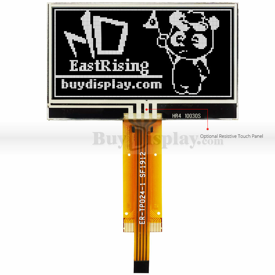 White 2.4" inch Graphic OLED Display,128x64 Serial SPI,I2C,SSD1309 w/Tutorial