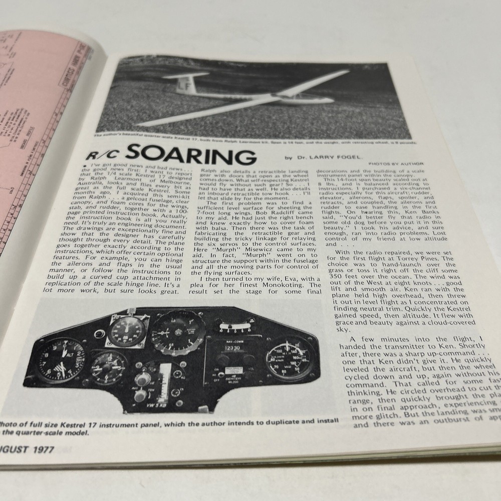 Vintage Model Builder Magazine August 1977