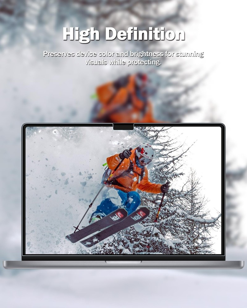 Anti Blue Light Matte Laptop Screen Protector 2-Pack for MacBook Pro 15