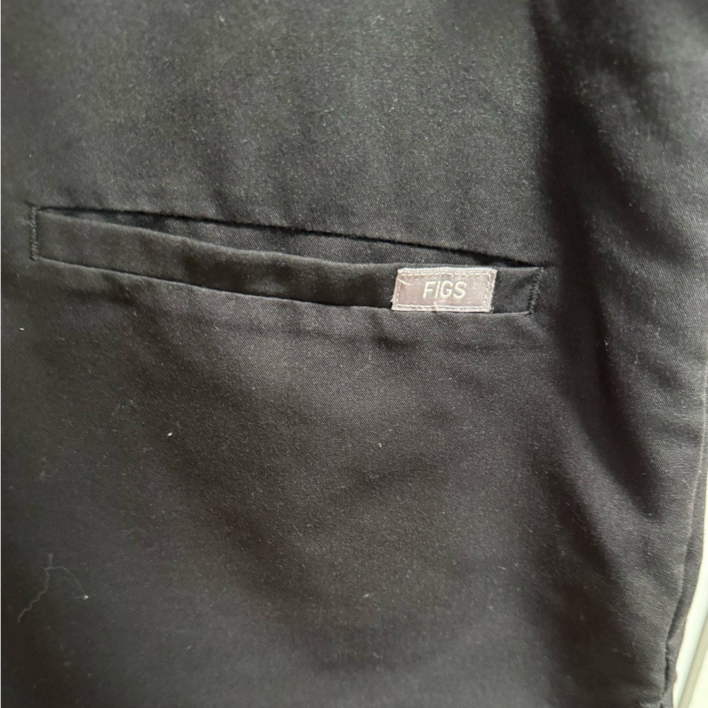 Black Large Figs Technical Collection Scrub Set EUC