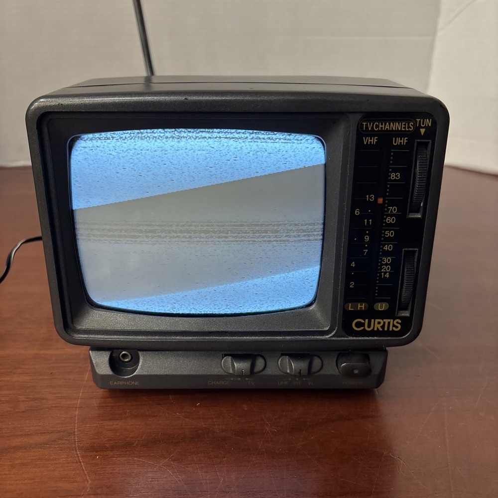 Curtis 5” Black & White TV RT055 ***Working