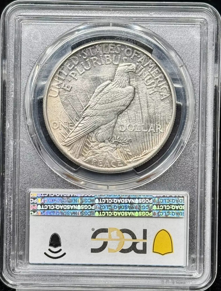1921 Peace Silver Dollar PCGS MS-63