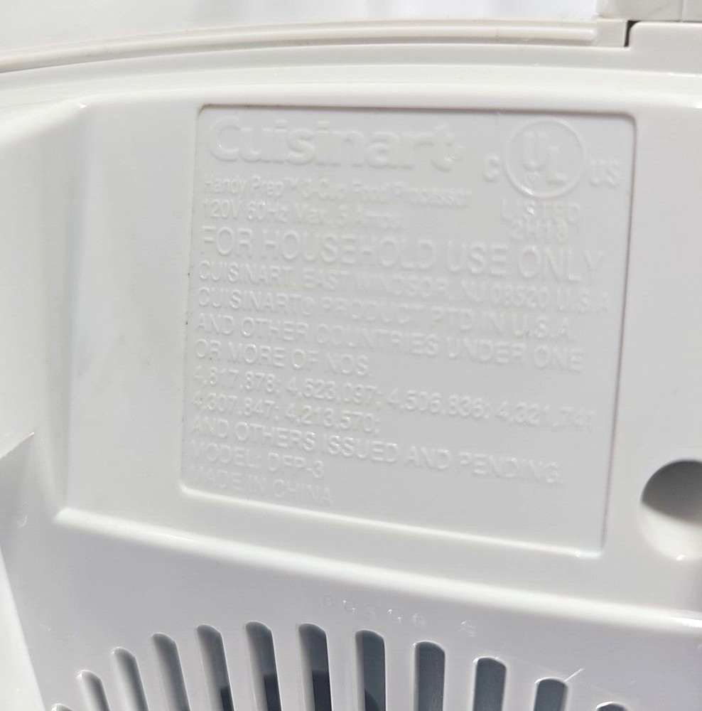 Cuisinart Handy Prep Food Processor DFP-3 Replacement Part Motor Base Only