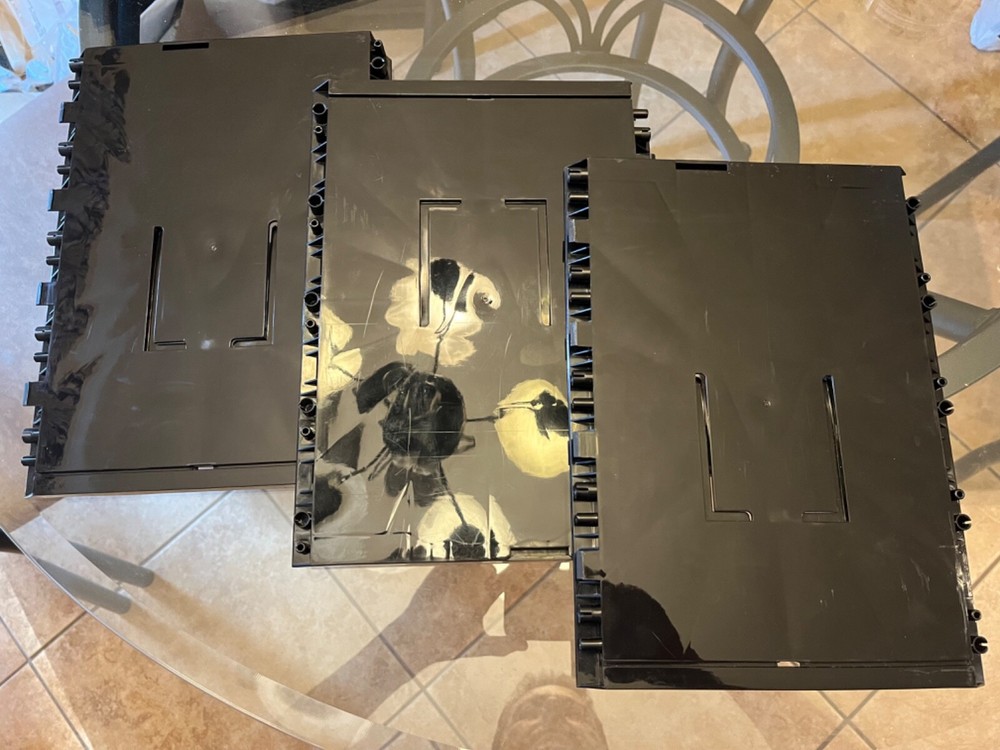 BCW Short Comic Book Bin Replacement Side Piece- Black QTY 1- Minor Chips