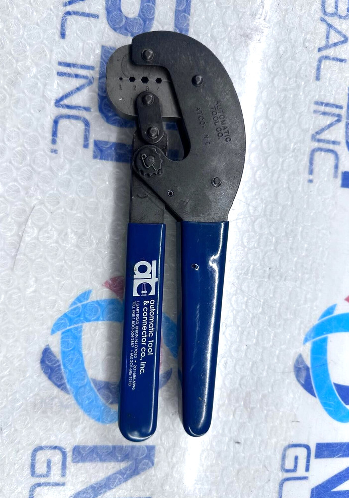 AUTOMATIC TOOL & CONNECTOR CO. HANDHELD CRIMPING PLIER