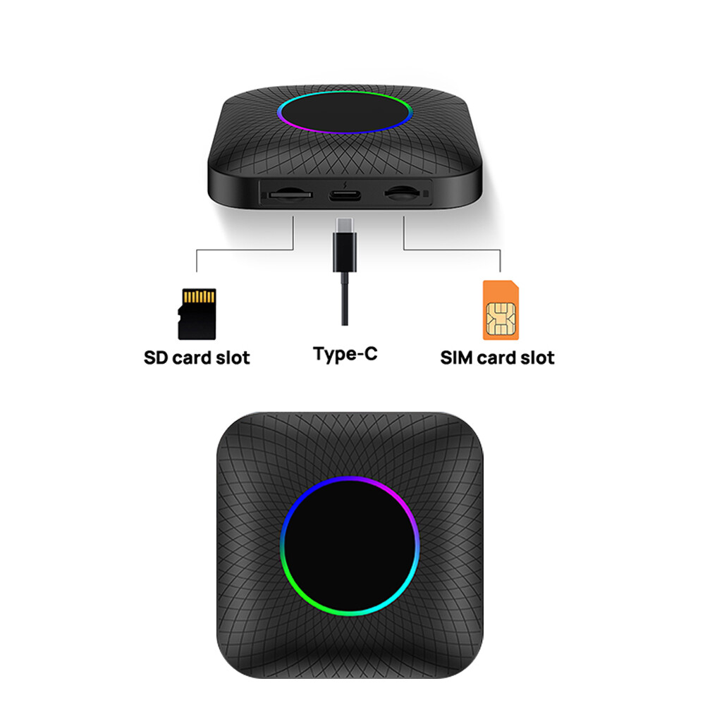 CarPlay Ai Box Plus Android13 QCM 8-Core 8+128GB Wireless Android Auto